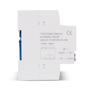 TM623 interruttore orario astronomico programmabile 220V con Display di longitudine latitudine Controller Timer relè guida DIN - Product Image 5