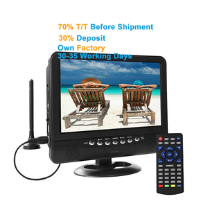 ดิจิตอลยอดนิยมแบบพกพามินิ DVB T2ทีวี9นิ้วขนาดเล็ก Led/ จอแอลซีดีเครื่องเล่นดีวีดีโทรทัศน์ดิจิตอลชุดกล่องด้านบน - Product Image 1
