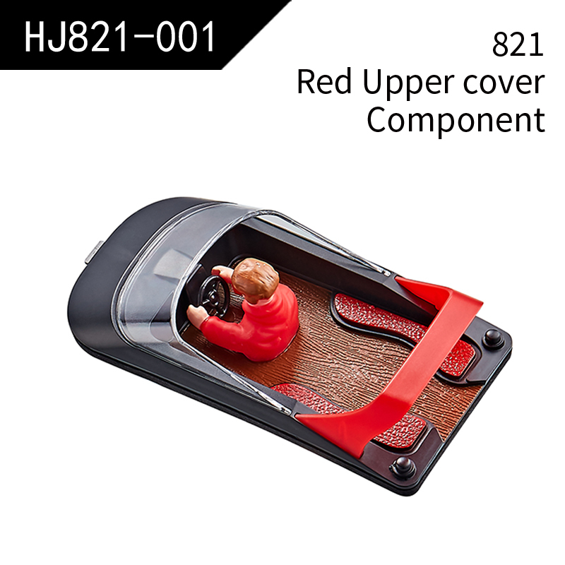 HJ821-001 Composant du couvercle de batterie rouge (821)