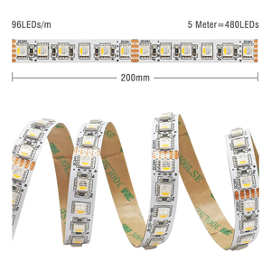 แถบไฟ LED CRI95 SMD5050ชนิดยืดหยุ่นกันน้ำ DC12V 96LED 24V RGBW แถบไฟ LED เปลี่ยนสีได้ - Product Image 5