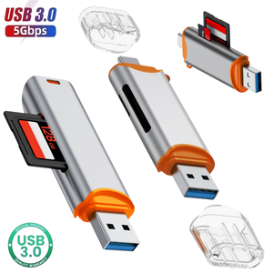 3.0 USB tipo-C SD TF lettore di schede USB3.0 tipo C Multi porta lettore di schede adattatore per PC cellulare - Product Image 1