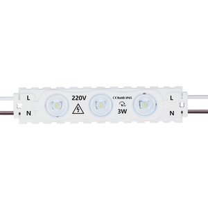 Yüksek lümen led modülü 110/220v yüksek gerilim 1.5w 3w yeni tasarım su geçirmez ip68 led modülü aydınlatma kutusu için - Product Image 1