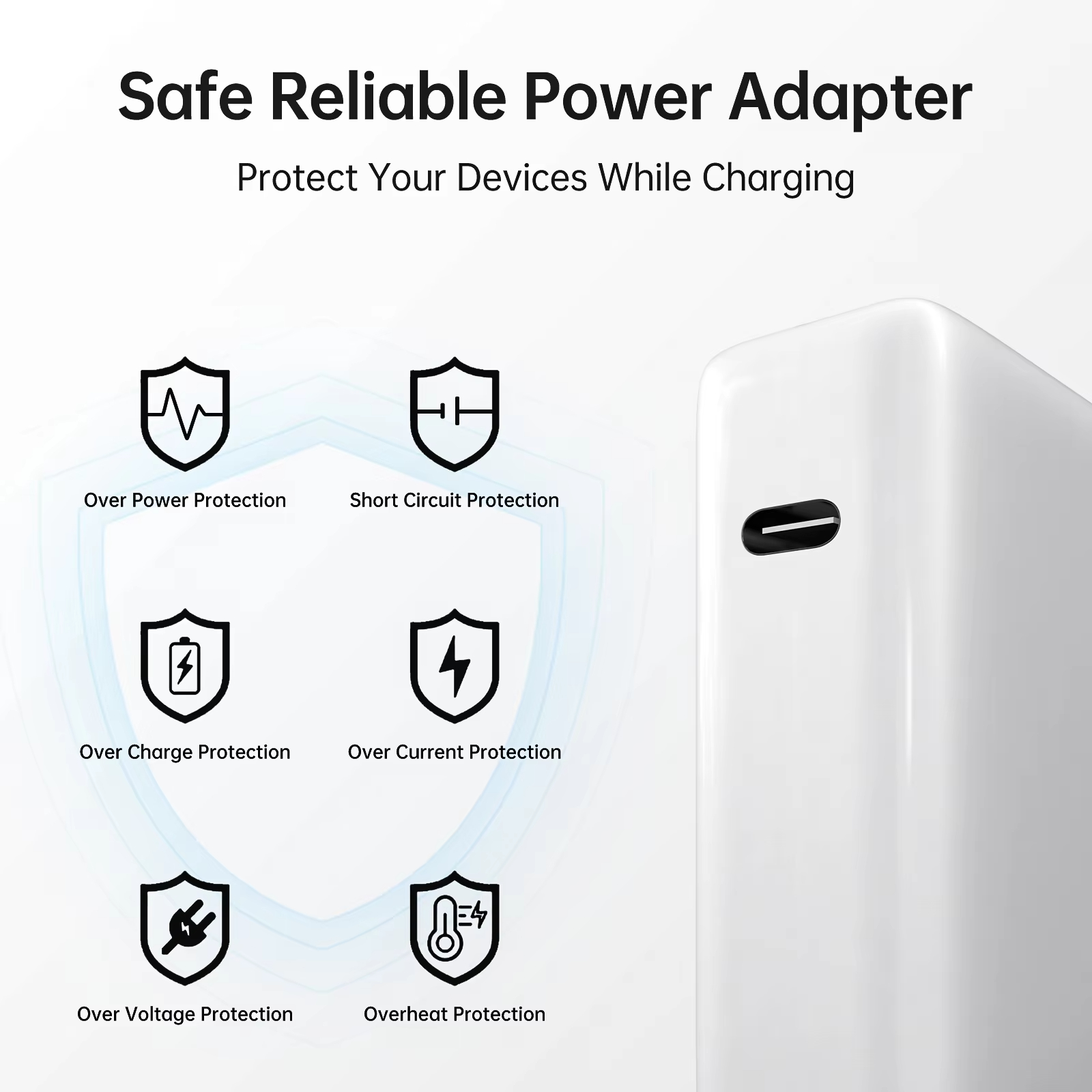 Chargeur blanc 61W