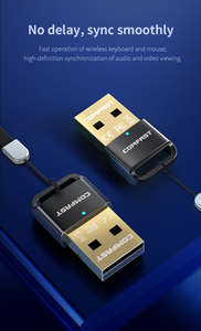 Comfast-Adaptador USB BT para tarjeta de red, tarjeta de red de Internet, receptor Ethernet, versión gratuita, Bluetooth 5,1, - Product Image 5
