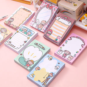 批发定制可爱记事本便签纸简单基本标记分页索引贴纸便签纸 - Product Image 1