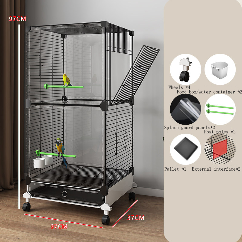 Transparent 2-compartment 6-piece set.