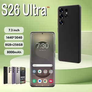 The Cheapest <strong>Pricer</strong> S26 Ultra Smartphone Telephone Global Version 7.3 Inch Android 14 8+256GB Cellphone Mobile Phones - Product Image 2