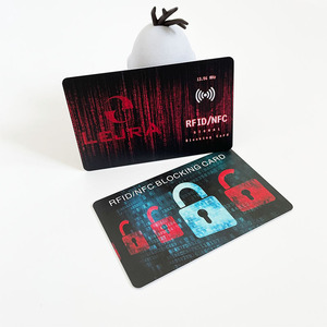 厂家直销供应RFID/NFC防盗保护卡RFID/NFC阻挡卡非接触式智能阻挡卡 - Product Image 3