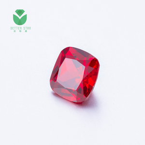 Toptan Lab Made taşlar 1-5 karat gevşek Lab oluşturulan yakut hakiki kırmızı taş fantezi üçgen şekli gevşek kesim taş - Product Image 6
