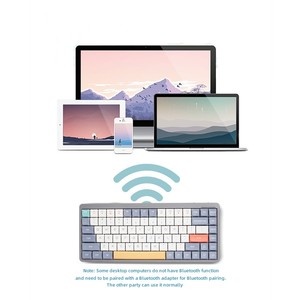 Teclado XK31B OUTEMU, conexión de soldadura de interruptor bajo, 3 modos BT/2,4G/Teclado mecánico con cable para teclado de ordenador portátil - Product Image 3