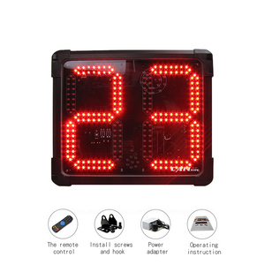 Ganxin Drop Shipping da 8 pollici impermeabile 24s Display a cifre rosse a LED con conto alla rovescia digitale programmabile - Product Image 3