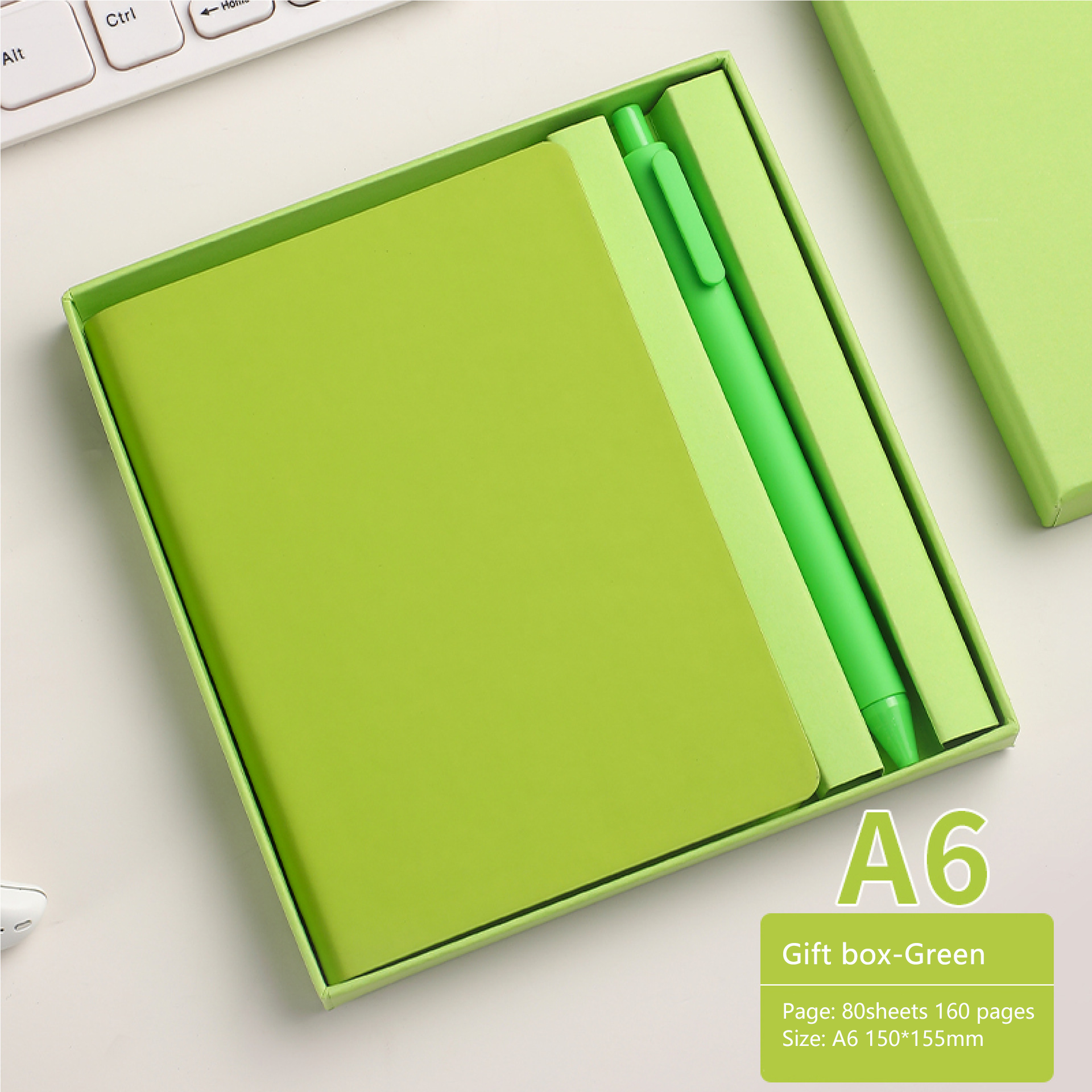 Green pen set