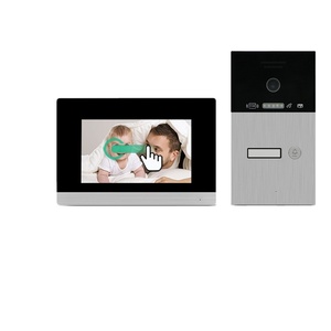 Intercomunicador de vídeo ip inalámbrico de fábrica, con control de aplicación, funciona con sistema de entrada de puerta y casa