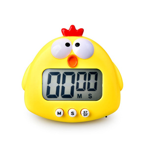 DHL spedizione gratuita Cute Cartoon Animal Countdown Timer con LCD magnetico orologio visivo a grande schermo per cucinare Bake Sport Game - Product Image 2