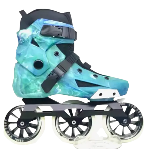 Freestyle slalom 110mm 3 ruote skate in linea per adulti fitness ad alte prestazioni racing velocità pattini scarpe