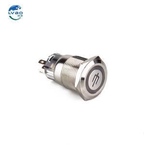 LVBO Elevator Ring LED Beleuchteter Druckknopf Druckknopf Ein Aus Schalter Beleuchteter Druckknopf - Product Image 3