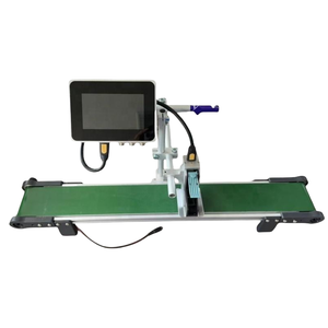 Nastro trasportatore da tavolo con codificatore automatico continuo a getto d'inchiostro, adatto per stampanti a getto d'inchiostro con codice databile - Product Image 3