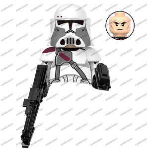 G0125 Space Wars Bricks Clone Commander Heavy <strong>Trooper</strong> Shadow Scout <strong>Troopers</strong> Plastic Action Minifigs Building Blocks Kids Toys - Product Image 1