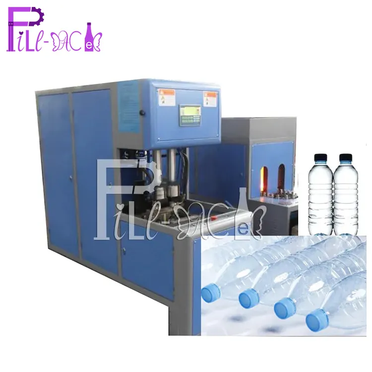 Máquina de molde de garrafa de bebidas semi automática, 1 + 1 2 cavidades, equipamento/dispositivo