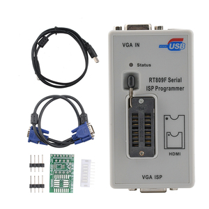 EMMC RT809F Serial ISP Programmer VGA LCD with RT-SOP8-A Simple Adapter Universal Programmable Calculator