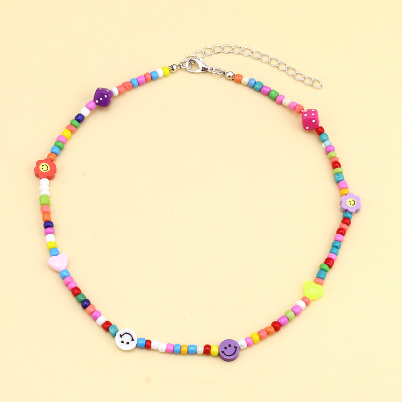 Seed bead necklace