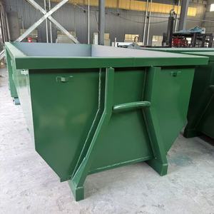 Contenedor de eliminación de basura de reciclaje, contenedor de basura de alta calidad hecho a medida, contenedor de basura de elevación con gancho de Metal para basura de construcción - Product Image 3