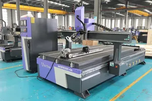 1325 enrutador CNC ATC máquina de grabado CNC enrutador CNC de 3 ejes con mesa de descarga de carga para muebles de puerta - Product Image 6