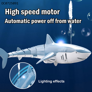 2.4G Spray Water Pool Electric Toy Rc Remote Control Robot <strong>Shark</strong> for Kids