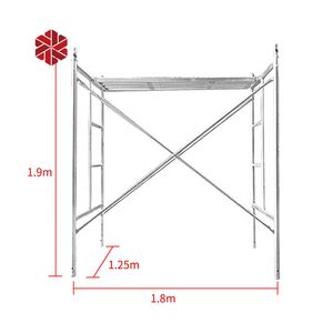 Movable Used <strong>Ladder</strong> <strong>Frame</strong> Formwork <strong>Scaffolding</strong> <strong>System</strong> Scaffold 5' Mason Box <strong>Frames</strong> F-lock - Product Image 2
