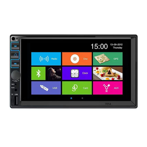 Personalizado Universial 7 Polegada Dual Din Car Radio Mp5 Player Com Capacitiva Touch Screen Espelho Link SWC Função