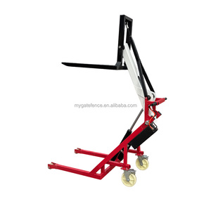 Tragbarer elektrischer gebogener Arm Hydraulischer Gabelstapler Stapler Niedriger Preis Hand Push Warehouse Laden Entladen Kurbel für Restaurant - Product Image 4