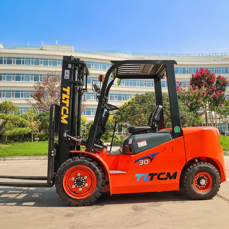 TLTCM bester Preis 3,5 Tonnen 4,8 M hubhöhe 3 Stufen Mast Seitenschaltung Isuzu Motor optional 3 Tonnen Diesel-Gabelstapler mit geeignetem Sitz