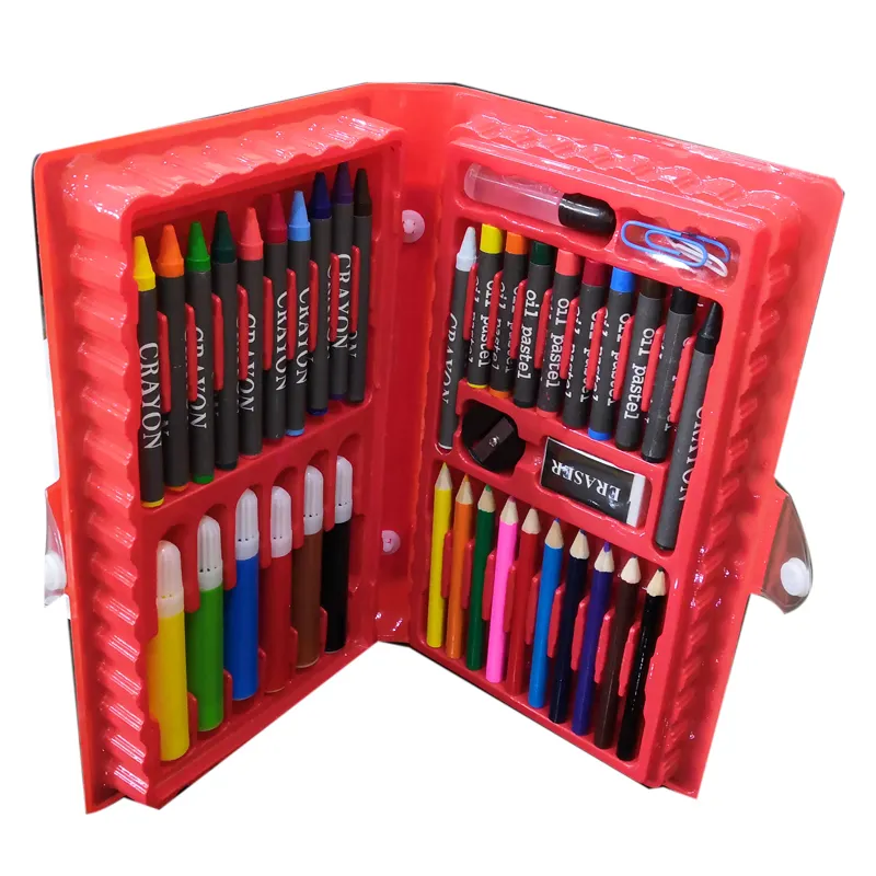 42PCS crayon color pencil oil pastel maker kids art kit for children