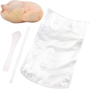 プラスチック食品パッケージPA/PE/<span class=keywords><strong>PVDC</strong></span>透明バリア家禽鶏肉包装シュリンクフィルムバッグ