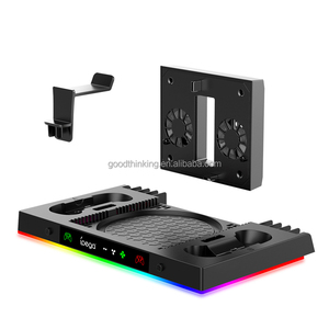 Multi <strong>Functional</strong> Headphone Hanging Holder Vertical Stand Dual <strong>Controller</strong> Charger Gaming Cooling Fan for Xbx Series <strong>X</strong> - Product Image 1