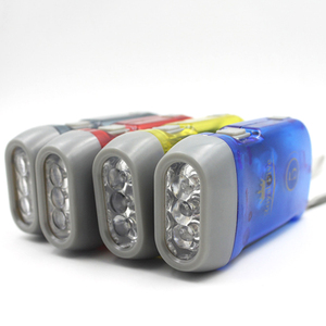 3 <strong>Led</strong> Hand Pressing Dynamo Flashlight Crank Power <strong>Wind</strong> <strong>up</strong> Torch Light Camp Lamp Hand-Cranked Flashlight Torch Light <strong>Led</strong> - Product Image 4