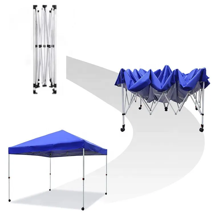 Aangepaste Pop-Up Luifel Tent Buitenreclame Evenement Aluminium Opvouwbare Beurs Tent Voor Tentoonstelling