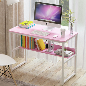 Escritorio DE ORDENADOR DE OFICINA respetuoso con el medio ambiente con estante Escritorio de mesa de ordenador práctico - Product Image 2