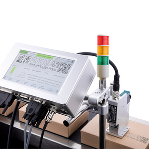 Máquina impresora de inyección de tinta con codificador de fecha en línea Faith, impresora de inyección de tinta variable con transportador - Product Image 1