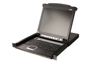 ATEN CL5716N 16端口PS/2-USB VGA Slideaway 19 ”单轨液晶<span class=keywords><strong>KVM</strong></span>开关CL5716M