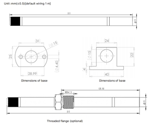 Sensor tubular de temperatura y humedad de alta precisión Salida Modbus RS485 para soluciones industriales inteligentes - Product Image 3