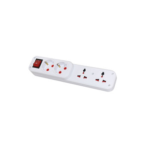 4 Way <strong>Extension</strong> Plug and <strong>Socket</strong> With LED Switch and Multi <strong>Sockets</strong> - Product Image 4