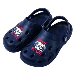 Hellosportカスタムデザインメンズクロッグサンダル、エヴァブラックホワイトカスタムクロッグシューズキッズ、ユニセックスプリントクロッグメンズガーデニングシューズ