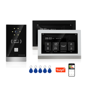 Cámara de teléfono de puerta delantera para casa, sistema de timbre de intercomunicador con vídeo IP impermeable, visión nocturna, 1080P, 7 pulgadas, fábrica Villa