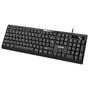 SAMA OEM ODM Classic Black <strong>Keyboard</strong> <strong>Mouse</strong> Combos USB Wired <strong>Computer</strong> <strong>Keyboard</strong> and <strong>Mouse</strong> - Product Image 5