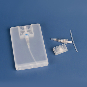 便携式卡形定制标志印刷聚丙烯材料迷你喷雾器20毫升液体包装空信用香水瓶 - Product Image 1