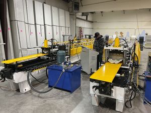 Chất Lượng Cao Di Động Nhà Kính Mưa Vòi Nhôm Máng Xối Máy Cho Nhà Kính Máng Xối Cuộn Tạo Thành Máy - Product Image 4