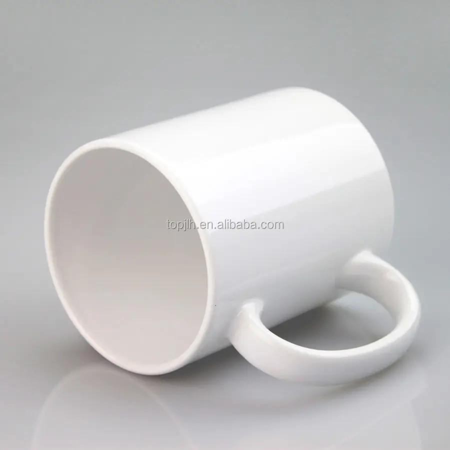Taza de cerámica blanca de sublimación, taza de café para impresión de fotos, 11 onzas