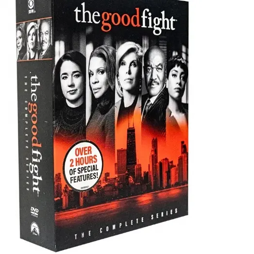 Duplicación de disco serie completa DVD EN CAJA SET PELÍCULAS Programa de televisión Suministro de fábrica de películas Nuevo The Good Fight The Complete Series 18 DVD