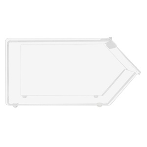 Stackable Acrylic kẹo thùng trong suốt lucite Ice Cream toppings bagel Nuts Thùng Lưu Trữ caddys với Flip-Top Nắp - Product Image 3